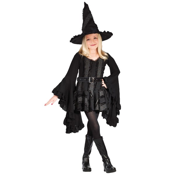 Black Witch Costume for Girls