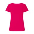 thumbnail image 3 of Dealovy Hauts de Sortie pour Femmes Manches Courtes Col Rond T-Shirts Ajustés Doux Couleur Unie Confortables T-Shirts Basiques, 3 of 5