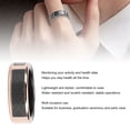 thumbnail image 4 of Sports Health Tracker Ring, Multiple Exercise Modes Wearable Smart Ring Stylish Step Counting Fitness Smart Ring IP68 Water Resistant  for Parties 8 Inner Diameter 16mm/0.62in,9, 4 of 7