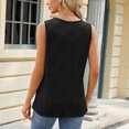 thumbnail image 4 of Timegard Tank Tops for Women Textured Fitting Comfy Solid Color Casual Sleeveless Tops Summer Fashion, 4 of 4