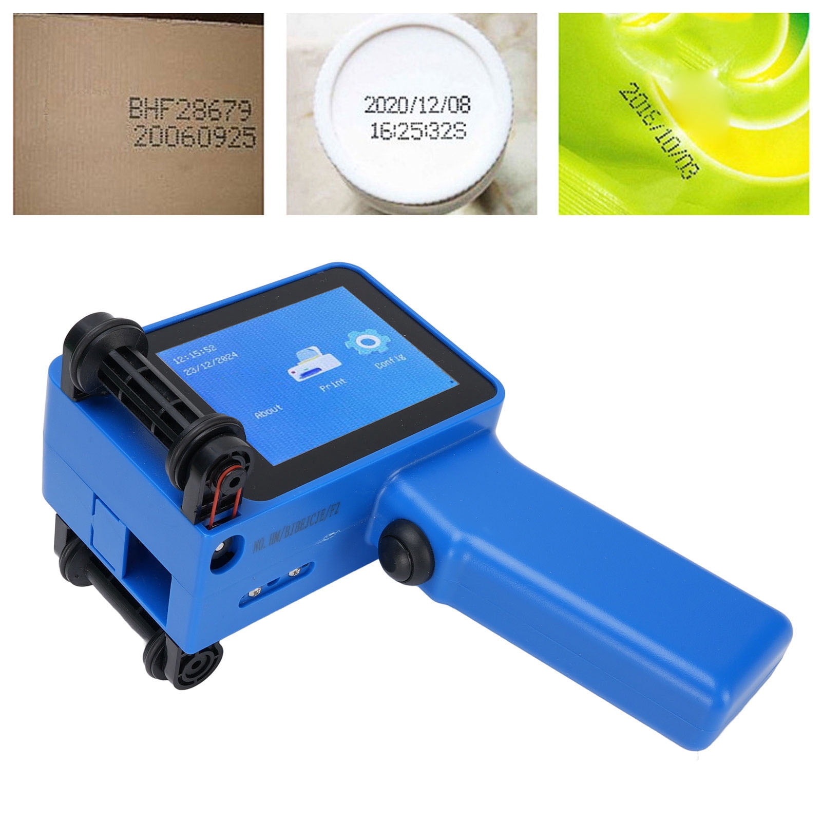 Handheld Inkjet Printer , 600dpi 4.3in Touch Screen Handheld Inkjet Printer Type C Charging  for Barcode