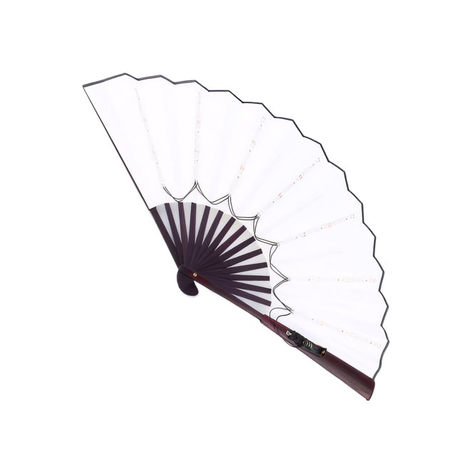 tredstone Rave Ready Transparent LED Fan For Costume Parties Festival Accessories Party Supplies Glow In Dark White