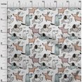 thumbnail image 3 of oneOone Velvet White Fabric Dog Cartoon Craft Projects Decor Fabric Printed By The Yard 58 Inch Wide-43, 3 of 5