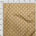 thumbnail image 3 of oneOone Cotton Poplin Light Brown Fabric Florals Sewing Material Print Fabric By The Yard 42 Inch Wide, 3 of 4