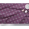 thumbnail image 2 of Soimoi Viscose Chiffon Fabric Check,Paisley & Ogee Damask Print Fabric by the Yard 42 Inch Wide, 2 of 3