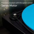 thumbnail image 3 of Fluance RT84 Reference High Fidelity Vinyl Turntable Record Player with Ortofon 2M Blue Cartridge, Speed Control Motor, High Mass MDF Wood Plinth, Vibration Isolation Feet - Piano Black, 3 of 8