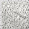 thumbnail image 4 of oneOone Velvet White Fabric Floral Craft Projects Decor Fabric Printed By The Yard 58 Inch Wide, 4 of 5