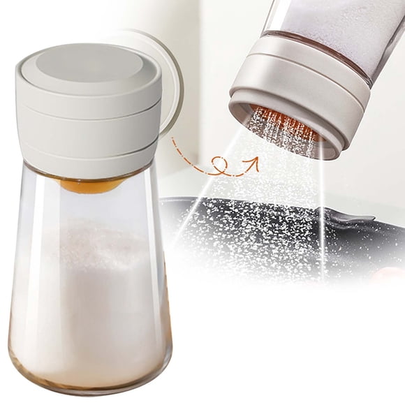 Glass Jars With Sealed Lids And Shaker For Organized Kitchen Pantry Storage And Countertop Display