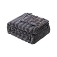 thumbnail image 2 of Suncoda Blanket, Solid Colour Flannel Rabbits Hair Blanket Nap Cover Blanket Heavy Sofa Blanket Velvet Blanket, 2 of 8