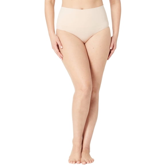 SPANX Everyday Shaping Brief - Core Control Shapewear Underwear - Invisible Under Clothes - Seamless Design - Soft Nude - 3X
