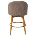thumbnail image 4 of Better Homes & Gardens Mira Counter Stool 2 Pack, Truffle Brown and Light Honey, 4 of 5
