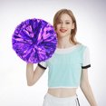 thumbnail image 1 of Hbdhejl Cheerleading Handheld Colorful Flowers Sports Activities Performance Cheering Supplies Round Colorful Lightweight Double Finger Buckle Design Anti Slip Off, 1 of 4