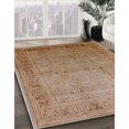 thumbnail image 2 of Ahgly Company Indoor Rectangle Mid-Century Modern Light Copper Gold Oriental Area Rugs, 6' x 9', 2 of 6