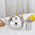 thumbnail image 2 of SANQIAHOME 1.6 Quart Stainless Steel Teapot With Infuser,Tea Kettle For Stove Top Minimalist Style, 2 of 10