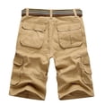 thumbnail image 4 of EOYWHK Shorts d'Entraînement pour Hommes Athleisure Shorts Cargo Coupe Décontractée Bermuda Demi-Longueur Extensible pour Course Randonnée avec Multi-Poches, S-4TG, 4 of 4