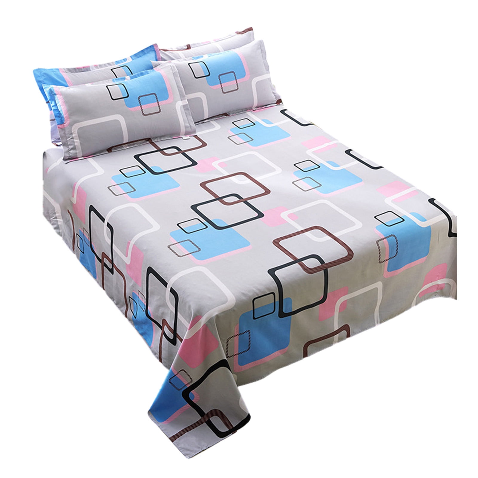Bedding Comforter Sets,Bedding Sets -All Season Bedding Sheet Comforters Sets with 2 Pillow Cases 3 Pcs Bed Set Down Sheet Set Shrinkage and Fade Resistants Easy Care,Full Size Sheet Sets