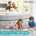 thumbnail image 3 of Intex 64489ED Dura Beam Supreme Air Flow Air Mattress with Built In Pump, Queen, 3 of 10