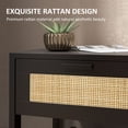 thumbnail image 4 of HOMCOM Narrow Nightstand, Bedside Table with Drawer and Storage, 4 of 10