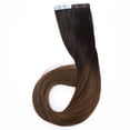 thumbnail image 2 of Tape in Human Hair Extensions Highlight Balayage Long Straight Soft hair, 2 of 6