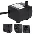 thumbnail image 4 of Aquarium Water Pumps, Mini Fountain Pump Wear-resistant  Power-saving And Quieter Stainless Steel Rotor Quiet Design And Low Noise  For Office For Home US Plug 110V, 4 of 8