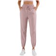 thumbnail image 1 of AherBiu Joggers pour Femmes Taille Haute Légers Pantalons de Randonnée d'Entraînement Athlétiques de Sport avec Poches, 1 of 5