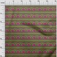 thumbnail image 2 of oneOone Polyester Lycra Fabric Leaves|Floral & Paisley Block Fabric Prints By Yard 56 Inch Wide, 2 of 4