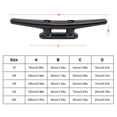 thumbnail image 3 of Nylon Boat Cleat Black Dock Cleat Marine Nautical Decor, 3 of 7