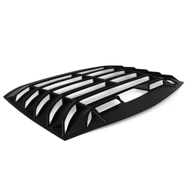 IKON MOTORSPORTS Pare-Fenêtre Arrière à Lames Compatible avec Scion FR-S/2013-2020 Subaru BRZ/2017-2020 Toyota 86 2013-2016, Pare-Fenêtres Style IKON en ABS Noir Coupe-Vent