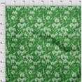 thumbnail image 3 of oneOone Rayonne Vert Tissu Floral Tissu pour Robe Tissu Imprimé Tissu au Mètre 56 Pouces de Large, 3 of 4