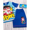 thumbnail image 3 of Ryans World Boys Blue Short Sleeve Short Leg Pyjama Set, 3 of 7