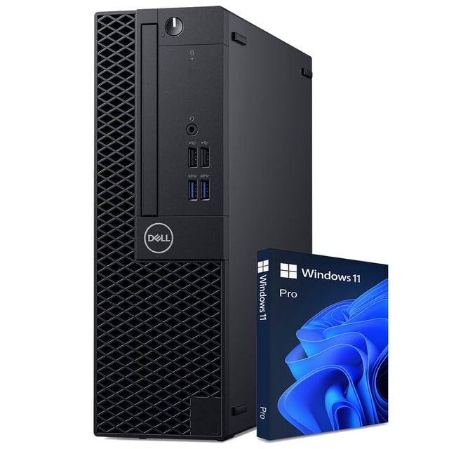 Dell OptiPlex 3070 SFF Windows 11 Pro Desktop Computer - Intel Hexa Core I5-9500 CPU Up to 4.40GHz | 8GB DDR4 RAM | 512GB NVMe SSD | HDMI (Refurbished)