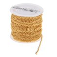 thumbnail image 1 of 10 Yards / Roll Chain Curb Chain Snake Chain Jewelry Wire for DIY Necklaces, Bracelets Golden, 1 of 8