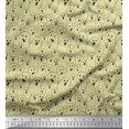 thumbnail image 1 of Soimoi Georgette Viscose Fabric Ghost Halloween Printed Fabric 1 Yard 42 Inch Wide, 1 of 3
