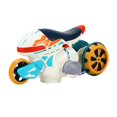 thumbnail image 1 of Electric Light and Music Deformation Motorcycle, Deformation Motorcycle with 360 Music, Twis Light and Rotating Interactive, 1 of 8