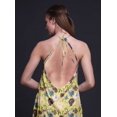 thumbnail image 3 of Bimba Robe de Plage d'Été pour Femme, Dos Nu, Col Licou, Soirée, Très Petit, 3 of 6