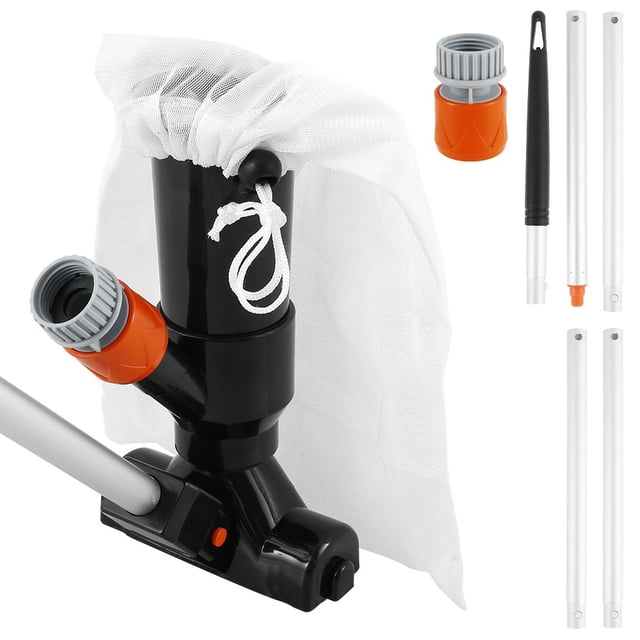 Hot Tub Swimming Pool Spa Pond Fountain Jet Vacuum Cleaner Brush Head Cleaning Tools Set