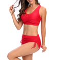 thumbnail image 3 of LSLJS Women's Sexy Solid Color Swimwear Two-piece Slim Swimsuit Bikini Straped Swimsuits, 3 of 8