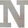 thumbnail image 1 of Wooden Block Letters, Unfinished 10'' Rockwell N, Craft, 1 of 1