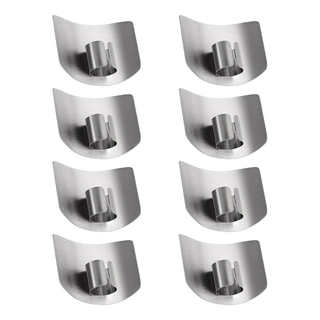 EGNMCR Stainless Steel Finger Guard Kitchen Vegetable Cutter Cut Hand Guard Kitchen Tools Single Finger veggie chopper