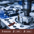 thumbnail image 4 of BRIGHTFUFU Lathe Tool Accessory Alloy Dark Brown for Technicians and Engineers 1Set, 4 of 7