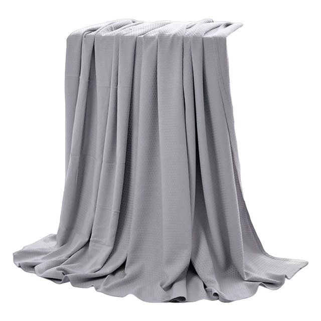 CSChome Cooling Blanket Cooling Blanket Summer Cooling Blanket Solid Color Washable Super Soft Breathable