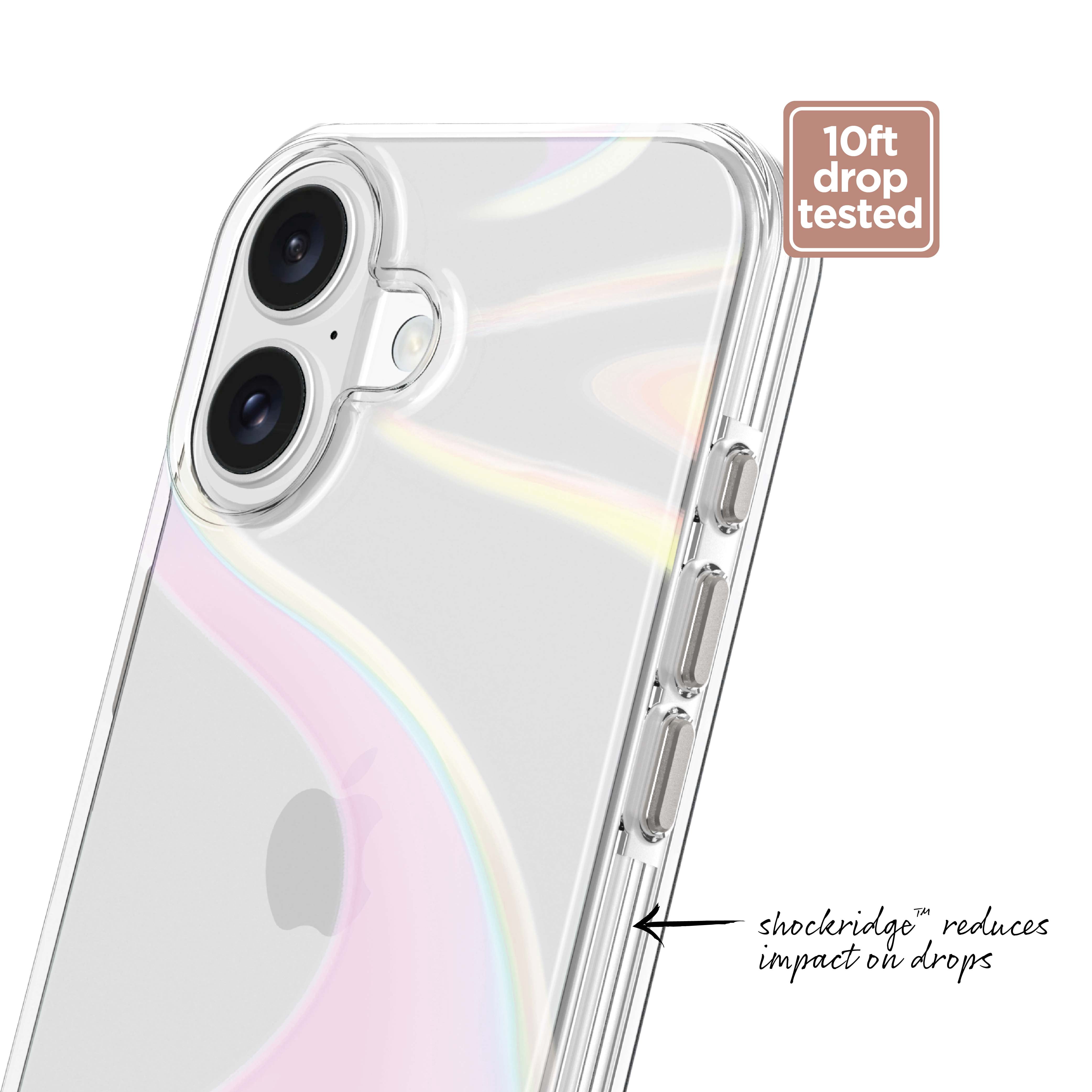 Iridescent Illusion Phone Case for iPhone 17