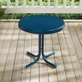 thumbnail image 2 of Pemberly Row Modern Metal Steel Patio End Table in Navy Blue, 2 of 6