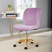 Mainstays Plush Velvet Office Chair