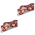 thumbnail image 4 of Wweixi Stylish PVC Waterproof Waist Line For Wall Sturdy And Easy To Clean Wood Marbling SelfAdhesive Skirting Line Safe red fruit 2Set, 4 of 6