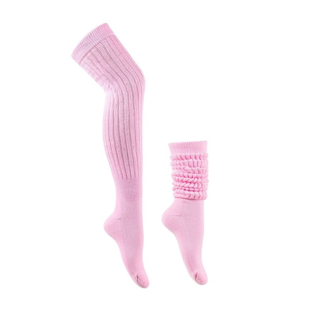 Women's Lengthening Thick Socks Colorful Over The Knee Pile Socks