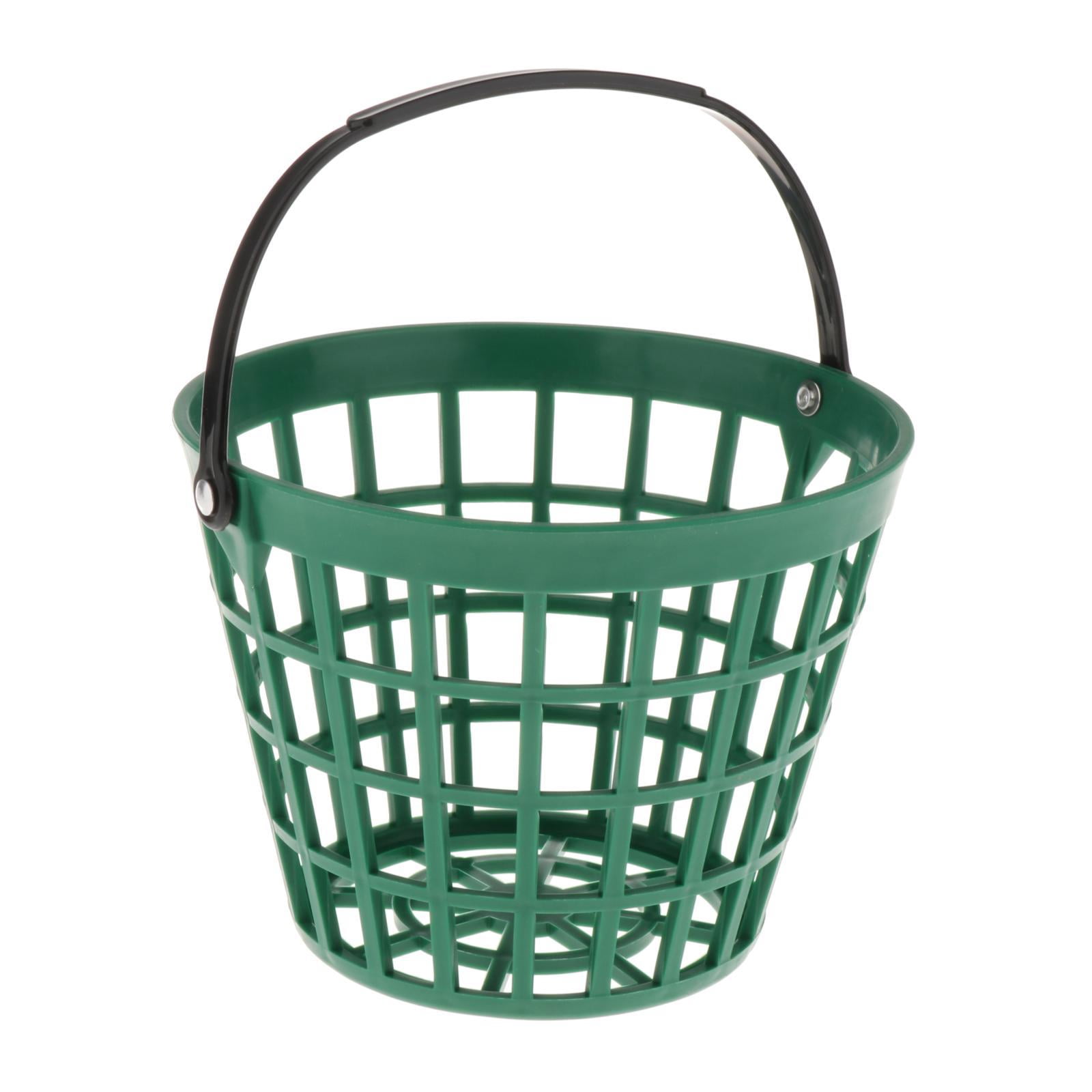 koolsoo Solid Golf Ball Basket Golf Range Bucket Storage Organizer Holds 25 Balls 16.5x13cm