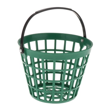 Range Basket, Golf Ball Tennis Balls, Egg Collection Carrying Buckets Golf Balls Storage Container with Carry Handle for Outdoor Indoor Holds 25 Balls