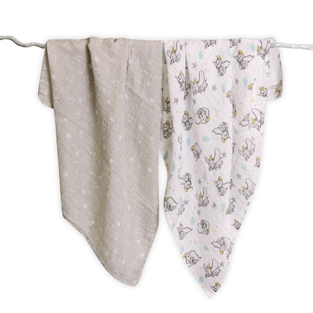 Disney 2-Pack Cotton Muslin Swaddles