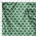 thumbnail image 4 of Soimoi Georgette Viscose Fabric Ogee Damask Print Sewing Fabric Yard 42 Inch Wide, 4 of 5